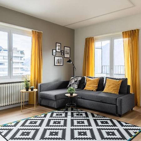 Minerva Apartments Lugano Luaran gambar