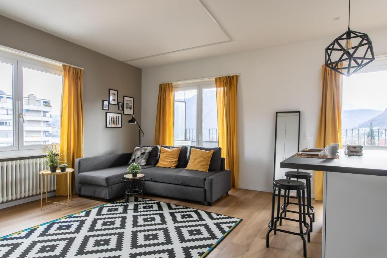 Minerva Apartments Lugano Luaran gambar