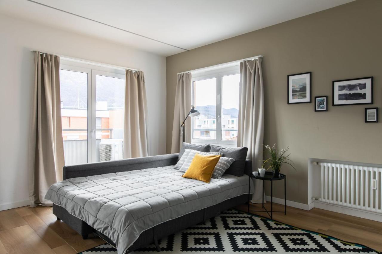 Minerva Apartments Lugano Luaran gambar