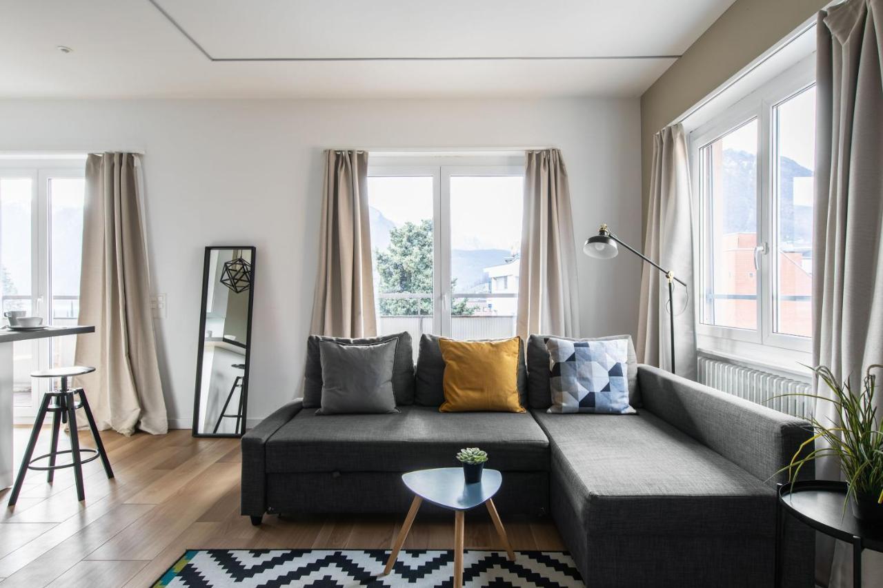 Minerva Apartments Lugano Luaran gambar