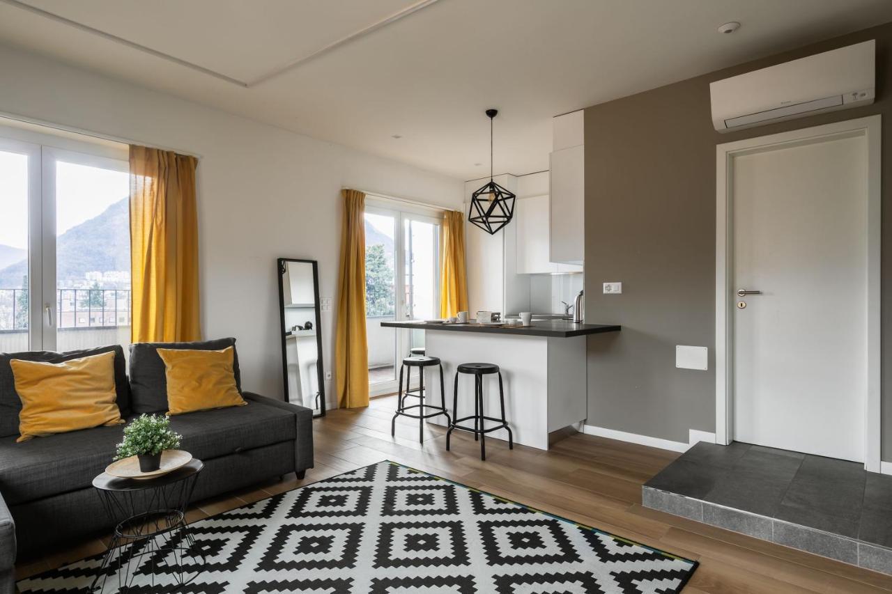 Minerva Apartments Lugano Luaran gambar
