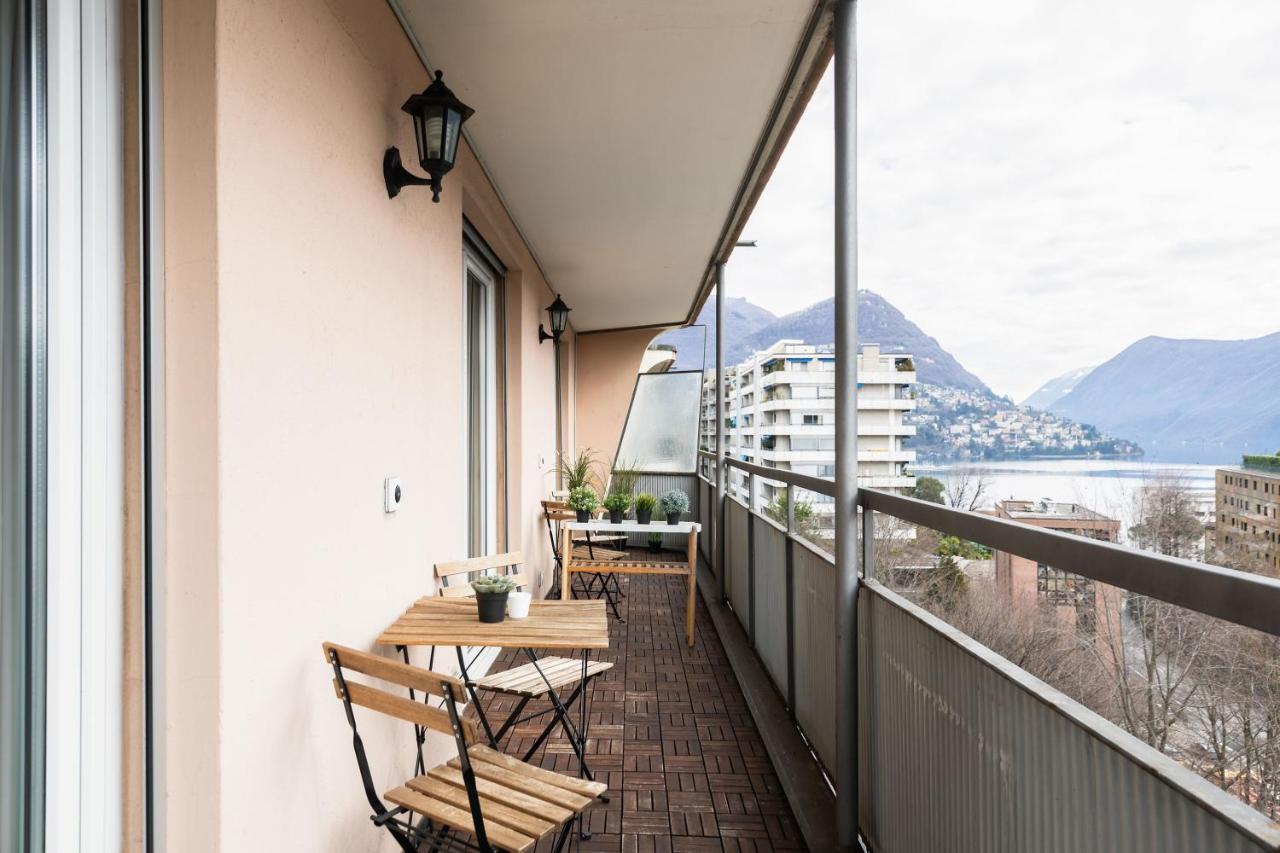 Minerva Apartments Lugano Luaran gambar
